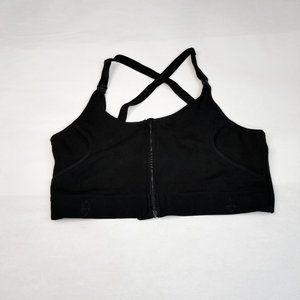 MomCozy Maternity Bra Black Medium Crossback